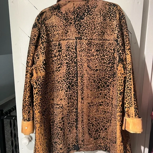 Big Bud Press Leopard Utility Jacket - Brown and Black - Picture 4 of 4